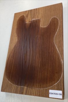 Body Swamp Ash, Choco, 2-pcs., edge-glued, 39mm Unique Piece #150